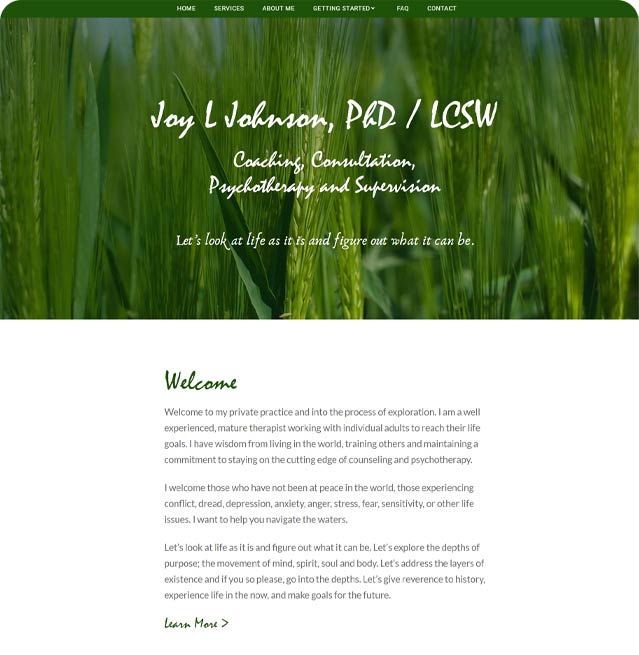 Joy L Johnson Psychotherapy in Oakland, CA