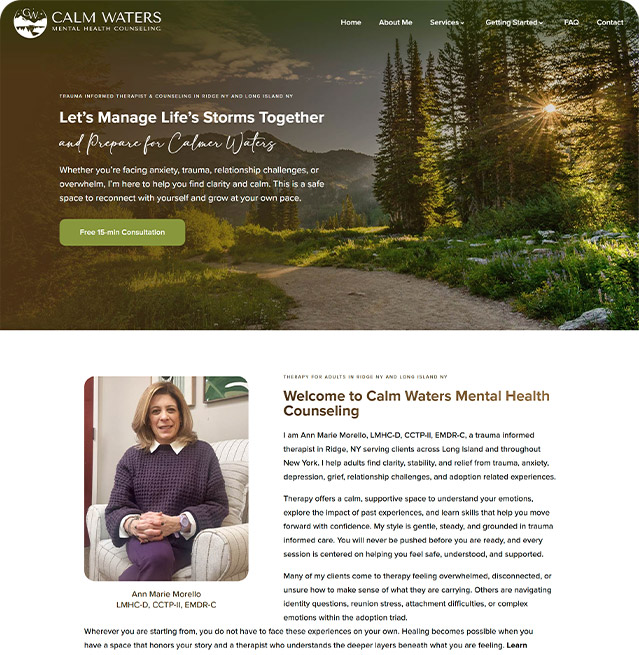 Calm Waters Mental Health Counseling PC