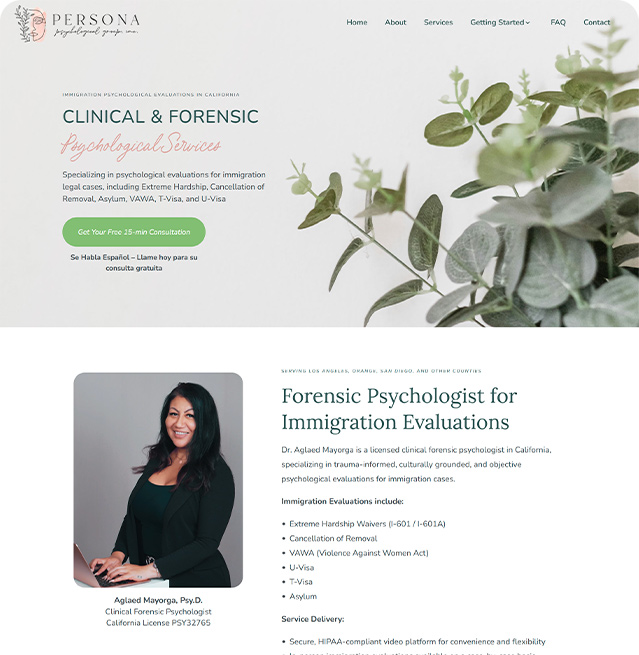 Persona Psychological Group Inc